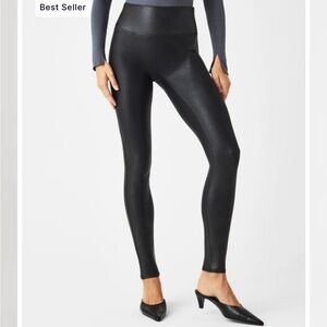 Spanx faux leather leggings